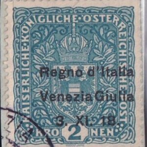 Austria - Venezia Giulia #N15 USED VF - XF Avi original cert  Cat Value  $500