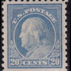 US Washington - Franklin #438 MINT XF LH, beautiful- large margins Cat Value  $310