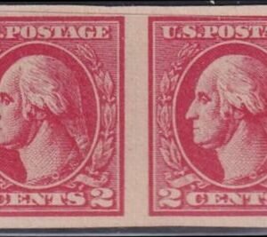 US Washington - Franklin #534B MINT VF LH 2004 PSER and 2023 PF certs Fresh 5000 or left stamp 2700, Right stamp 2300 Cat Value $5250
