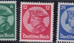 Germany #398-400 MINT VF Pristine NH Cat Value  $246.50