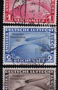 Germany #C43-45 USED VF  Cat Value  $755