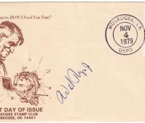 US 1979 Scott 1801 FDC Signed by Rep. Will Rogers Jr
