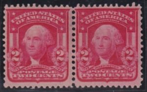 US Bureau and Regular Issues #319Fj MINT LH F - VF Carmine Rose Type II Cat Value  $200