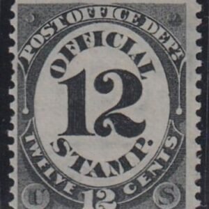US Officials #O52 MINT F - VF Fresh OG Cat Value  $120