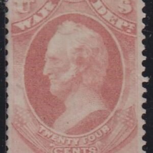 US Officials #O91 MINT VF Disturbed OG Cat Value  $85