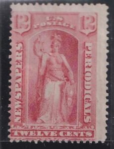 US Newspaper Stamps #PR16 MINT AVE no gum Cat Value  $325
