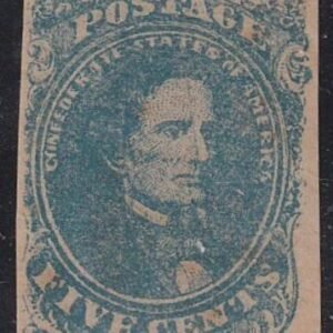 US Confederates #4 USED VF - XF Unlisted Plate Variety