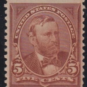 US Bureau and Regular Issues #255 MINT VF large margins, barely hinged Cat Value  $120