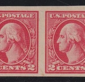 US Washington - Franklin #533 MINT NH VF - XF Pair Type 5 pristine Cat Value  $430