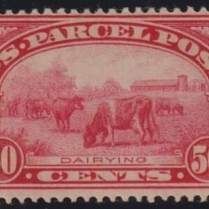 US Parcel Post #Q10 MINT NH F+ Fresh Cat Value  $525