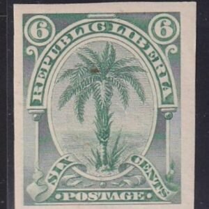 Liberia #36, 41, 43, 46, 48 MINT HINGED imperf values from set - scarce