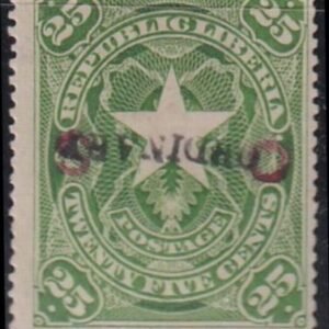Liberia #76 MINT HINGED signed stolow Cat Value  $42.50