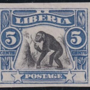 Liberia #103var MINT HINGED imperf singles $40 each