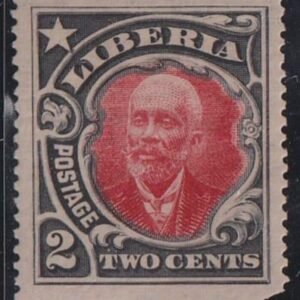 Liberia #116var MINT HINGED Color trial
