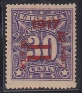 Liberia #161 MINT   Hinged Cat Value  $90