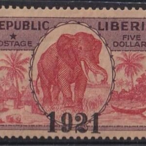 Liberia #208 MINT HINGED High value   Cat Value  $60