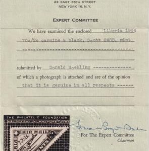 Liberia #C48b MINT LH PF Cert Cat Value $70