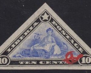 Liberia #O62var MINT HINGED Imperf