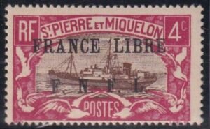 St Pierre and Miquelon #208 MINT LH F Cat Value $67.50