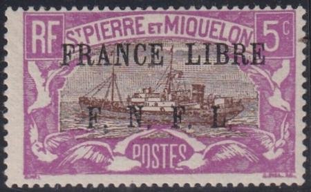 INV-30928itExt_e55eeb73-c301-482d-8637-7bfc9e84bbca St Pierre and Miquelon #208A MINT NH F+ Multiple pancil signatures pos22 Cat Value $1000+ NH