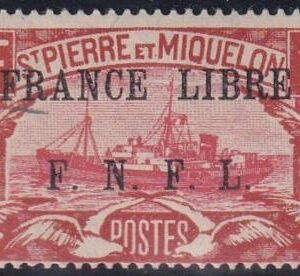 St Pierre and Miquelon #210 MINT LH JUST F signed twice, dist. OG Cat Value $450