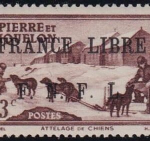 St Pierre and Miquelon #223 MINT NH VF Fresh signed KB Cat Value $225 + NH