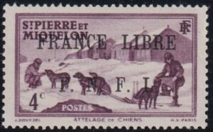 St Pierre and Miquelon #224 MINT NH  XF Choice - Signed twice Cat Value $110 + NH
