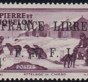 St Pierre and Miquelon #224 MINT NH  XF Choice - Signed twice Cat Value $110 + NH