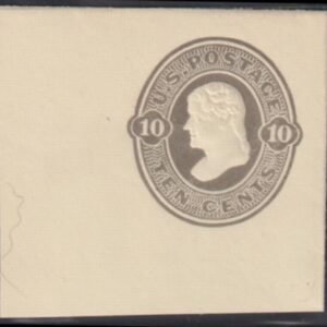 US Postal Stationery and Cut Squares #U90 MINT  XF FC 49x47 mm pse Cert Cat Value: $625