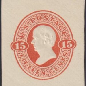 US Postal Stationery and Cut Squares #U97 MINT  F - VF PFC 34x38 mm Cat Value: $160