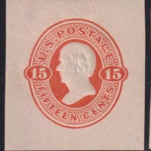 US Postal Stationery and Cut Squares #U98 MINT  XF PFC 36x39 mm Cat Value: $325
