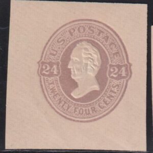 US Postal Stationery and Cut Squares #U101 MINT  VF - XF 39x41 mm, Weiss Cert Cat Value: $225