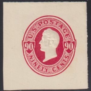 US Postal Stationery and Cut Squares #U106 MINT  XF - SUP 40x41 mm, Weiss Cert Cat Value: $350