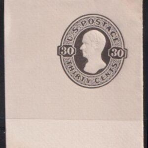 US Postal Stationery and Cut Squares #U204 MINT  SUP 52x59 mm Cat Value: $55