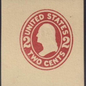 US Postal Stationery and Cut Squares #U407a MINT  VF - XF Die 2 Cat Value: $350