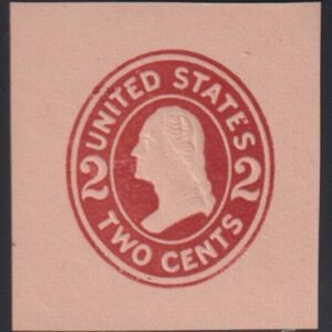 US Postal Stationery and Cut Squares #U408a MINT  XF Die 2 Special. 2 Distinct locks in Hair VF  Cat Value: $375