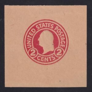 US Postal Stationery and Cut Squares #U435 MINT  SUPERB 49x49 mm PFC Cat Value: $90