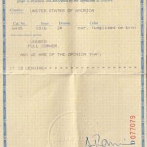 US Postal Stationery and Cut Squares #U435 MINT  SUPERB 49x49 mm PFC Cat Value: $90