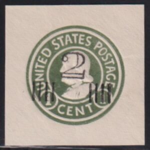 US Postal Stationery and Cut Squares #U465a MINT   XF  Die 3 39x39 mm  Cat Value: $1100