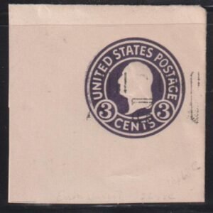 US Postal Stationery and Cut Squares #U468k MINT    SUPERB  FC Inverted OVPT  Cat Value: $75