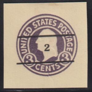 US Postal Stationery and Cut Squares #U476 MINT    VF - XF  Die 1 Signed CP 36x36 mm  Cat Value: $200