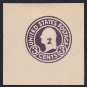 US Postal Stationery and Cut Squares #U477 MINT    SUPERB  FC signed Borteli  Cat Value: $120