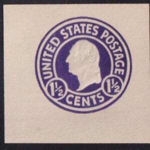 US Postal Stationery and Cut Squares #U481b MINT    VF Error  Cat Value: $55
