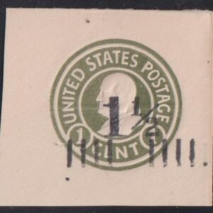 US Postal Stationery and Cut Squares #U495a MINT    XF  FC  Cat Value: $80