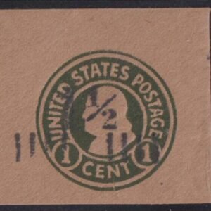 US Postal Stationery and Cut Squares #U500 MINT    VF FC   Cat Value: $60
