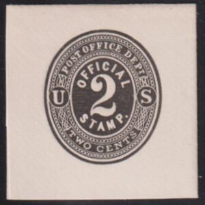 US Postal Stationery and Cut Squares #UO6   SUPERB FC Cat Value: $130