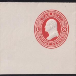 US Postal Stationery and Cut Squares #UO34   SUPERB FC Cat Value: $75