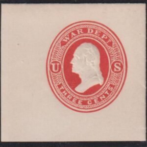 US Postal Stationery and Cut Squares #UO34   XF FC Cat Value: $75