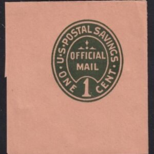 US Postal Stationery and Cut Squares #UO71   SUPERB FC Cat Value: $175