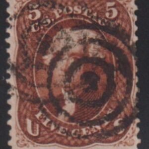 US Classics #75 Used F - VF Red Brown Cat Value: $425